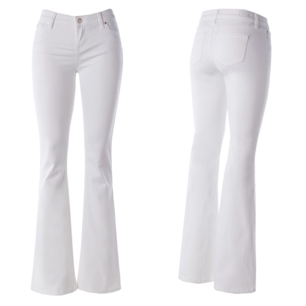 White bell bottoms